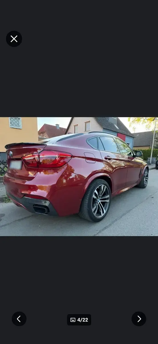 Gebraucht BMW X6 M50 Performance 381 PS (280 kW) 2015 Rot SUV
