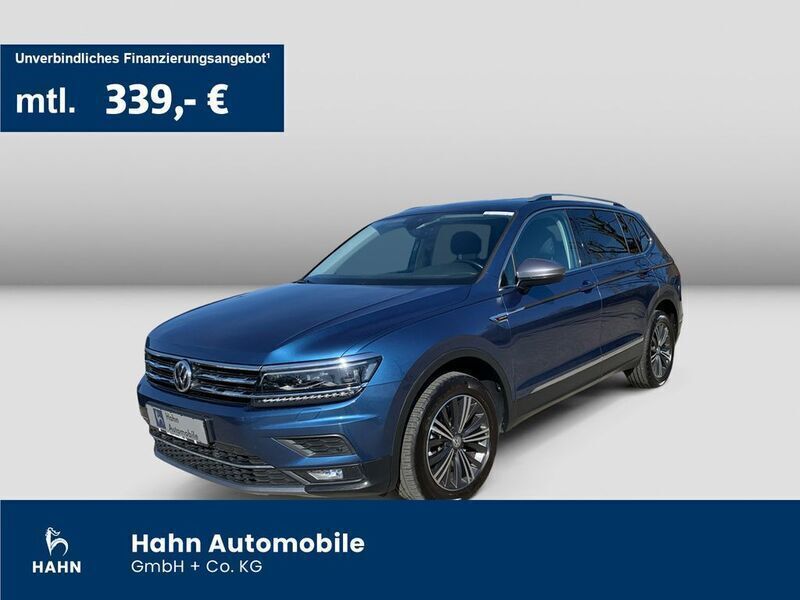 Blue silk metallic Gebraucht 2018 VW Tiguan Allspace Highline SUV | 24.895 € (Guter Preis) - Bild 1/3