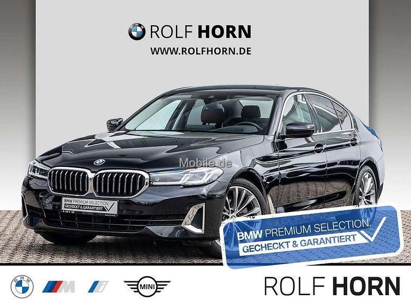 Schwarz Gebraucht 2022 BMW 520 Luxury Line Limousine | 35.350 € (Fairer Preis) - Bild 1/4