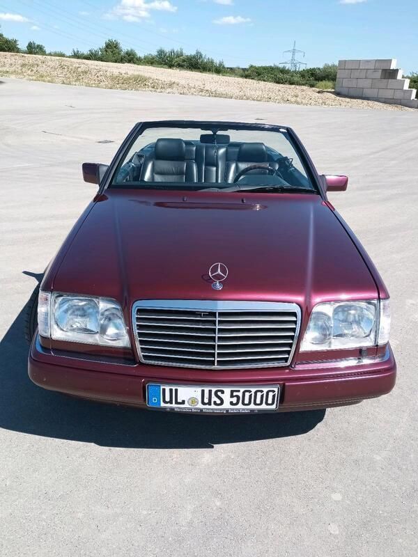 Rot Gebraucht 1997 Mercedes E200 Cabrio | 15.999 € (Fairer Preis) - Bild 1/4