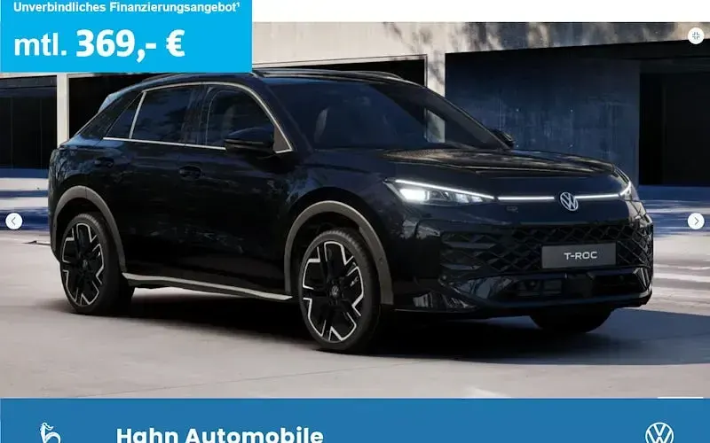 Neu VW T-Roc Cabriolet R-line 150 PS (110 kW) 2026 Schwarz SUV