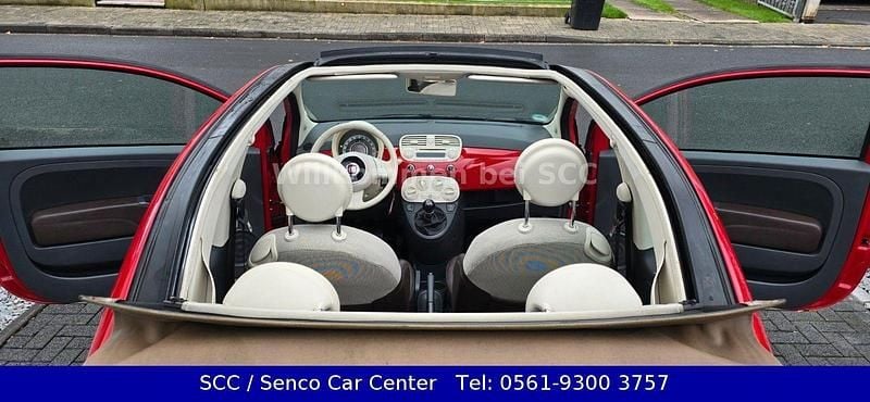Gebraucht Fiat 500C Lounge 69 PS (50 kW) 2014 Rot rosso sfrontato/argilla/pa Cabrio