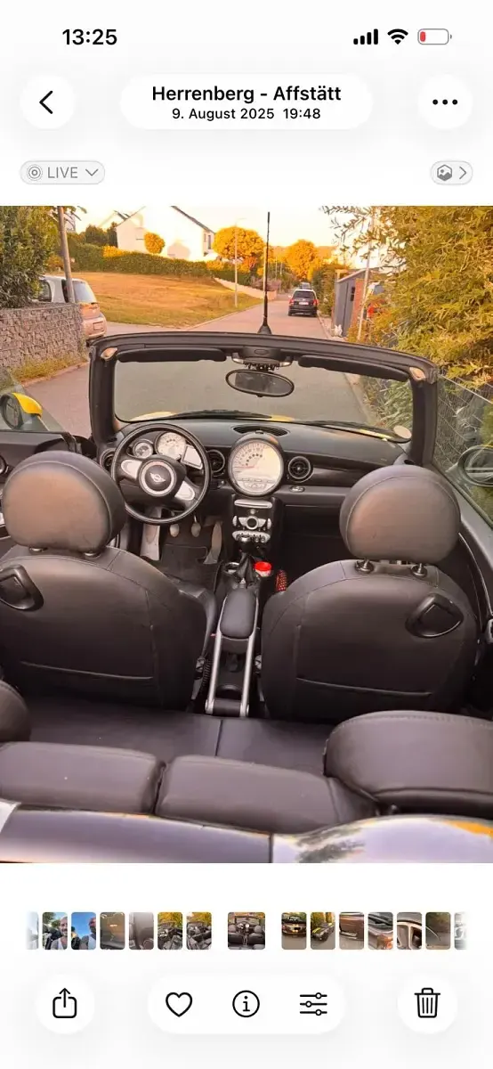Occasion Mini One Cabriolet 98 ch (72 kW) 2010 Marron Cabriolet