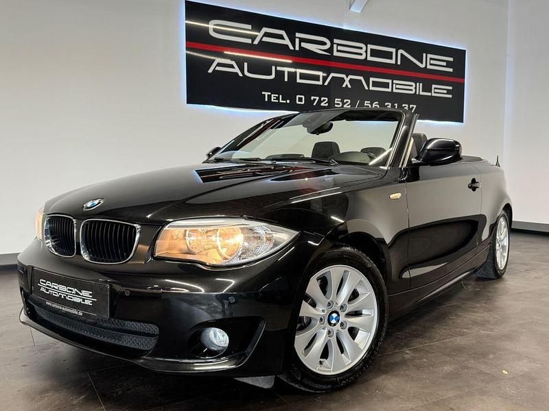 Schwarz Gebraucht 2011 BMW 118 Cabriolet Advantage Cabrio | 8.990 € (Fairer Preis) - Bild 1/4