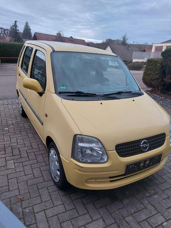 Gebraucht Opel Agila 58 PS (42 kW) 2002 Gelb Van / Kleinbus