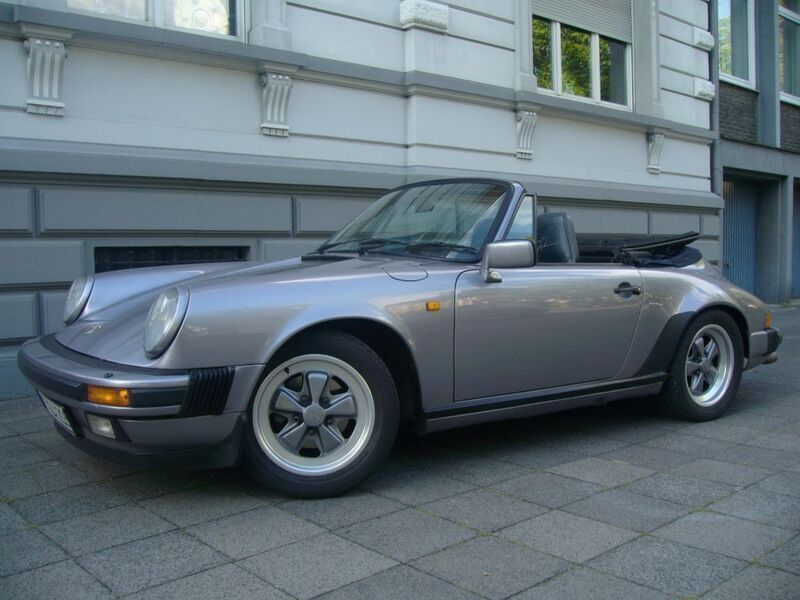Blau Gebraucht 1987 Porsche 911 Cabrio | 66.911 € - Bild 1/4