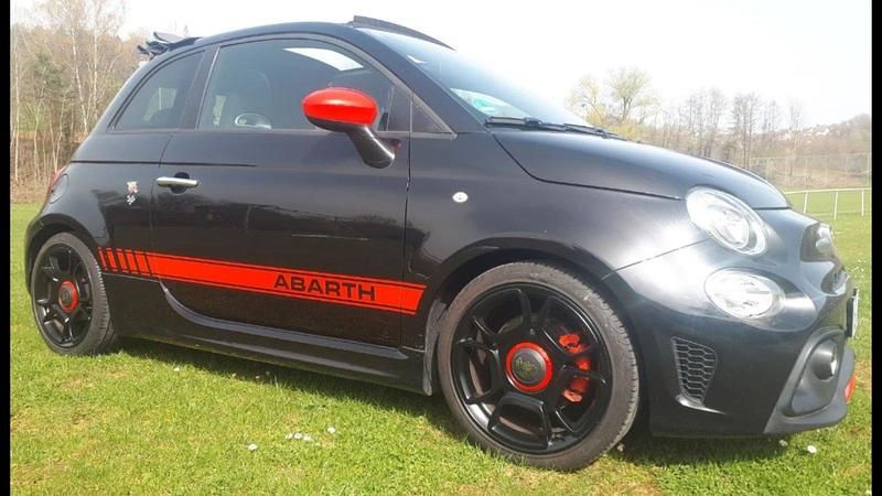 Schwarz Gebraucht 2019 Fiat 500 Abarth Cabrio | 16.990 € - Bild 1/4
