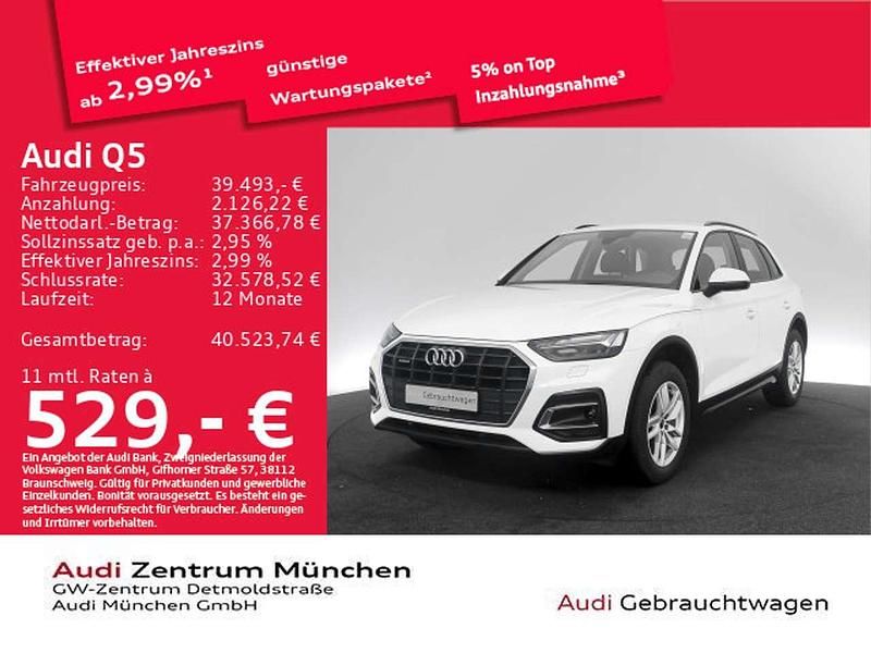 Gebraucht Audi Q5 Ambiente 204 PS (150 kW) 2023 Ibisweiß SUV