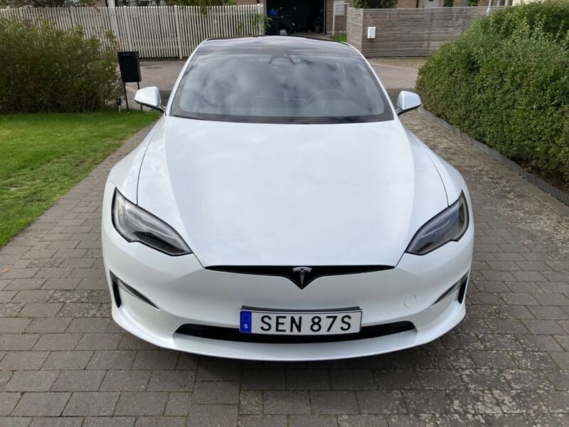 Weiß Gebraucht 2023 Tesla Model S Limousine | 65.950 € (Fairer Preis) - Bild 1/4