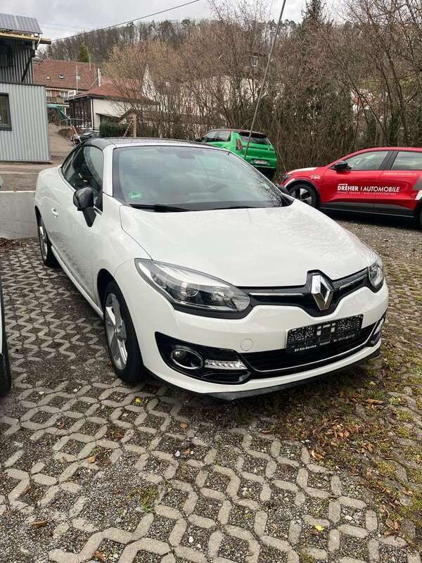 Weiss "nacre" Gebraucht 2014 Renault Mégane Cabriolet Luxe Cabrio | 9.999 € - Bild 1/4