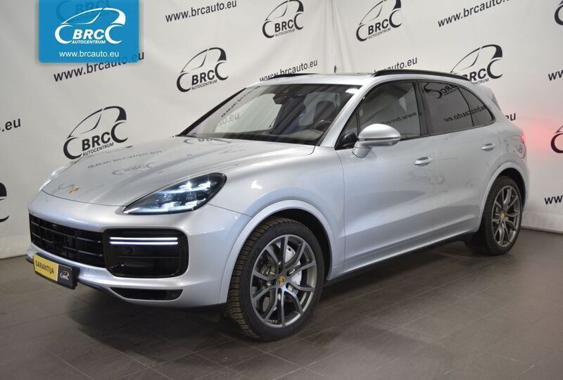 Silber Gebraucht 2018 Porsche Cayenne Turbo SUV | 73.000 € (Guter Preis) - Bild 1/4