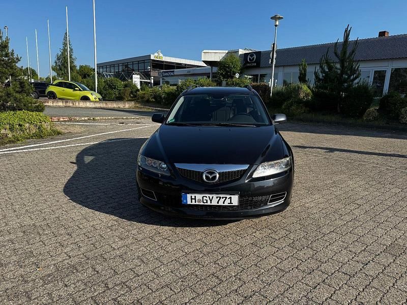 Schwarz Gebraucht 2007 Mazda 6 Active Plus Kombi | 2.600 € - Bild 1/4