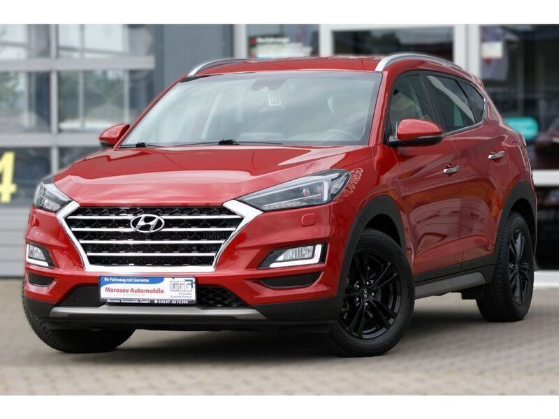 Fiery red metallic Gebraucht 2019 Hyundai Tucson Premium SUV | 26.900 € (Teuer) - Bild 1/4