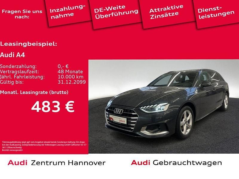 H1 manhattangrau metallic (metallic) Gebraucht 2023 Audi A4 Advanced Plus Kombi | 31.990 € (Etwas zu teuer) - Bild 1/4