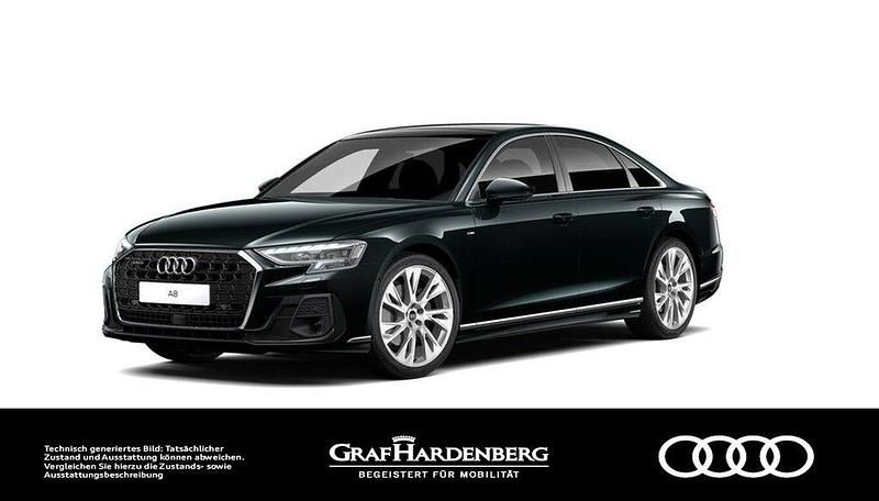 Mythosschwarz metallic Gebraucht 2022 Audi A8 Ambiente Limousine | 60.880 € (Fairer Preis) - Bild 1/4