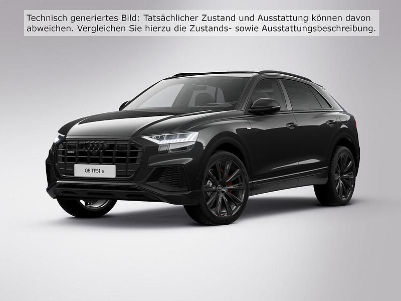 Mythosschwarz metallic (metallic) Gebraucht 2021 Audi Q8 Basis SUV | 60.900 € (Etwas zu teuer) - Bild 1/4