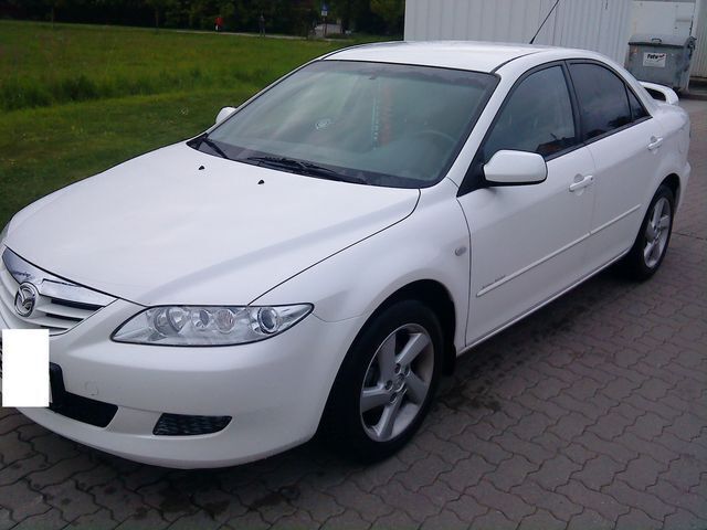 Używany Mazda 6 Inclusive 163 KM (119 kW) 2003 Biały Sedan/Limuzyna