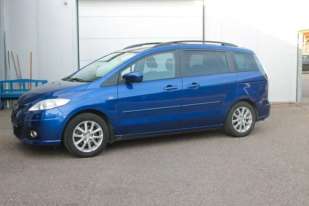 Gebraucht Mazda 5 Active 145 PS (106 kW) 2010 Blau Van / Kleinbus