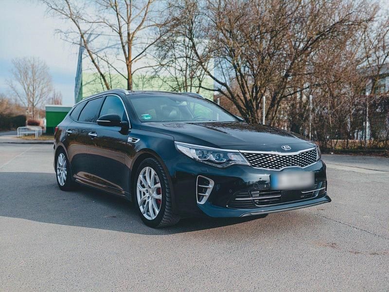 Gebraucht Kia Optima GT 245 PS (180 kW) 2017 Schwarz Kombi