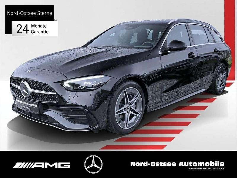 Gebraucht Mercedes C220 AMG 200 PS (147 kW) 2025 Obsidianschwarz metallic Kombi