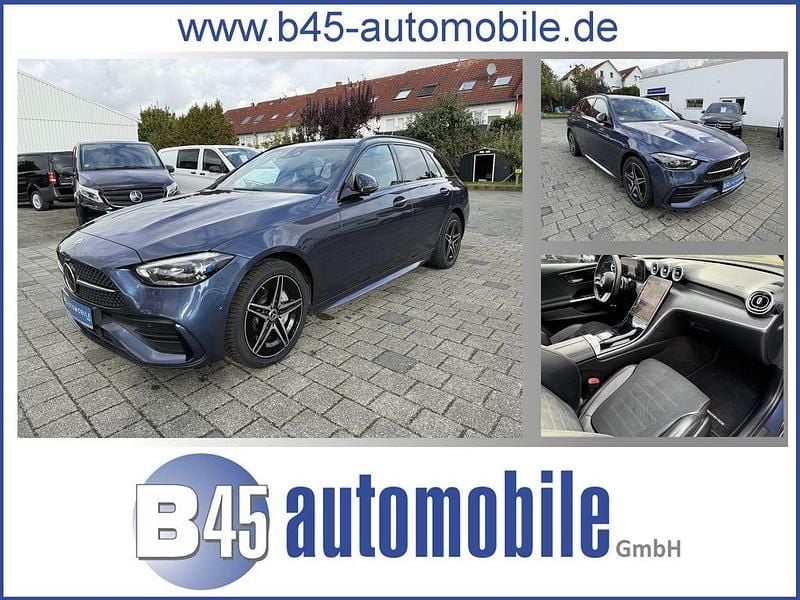 Blau Gebraucht 2023 Mercedes C300e AMG line Kombi | 37.490 € (Guter Preis) - Bild 1/4