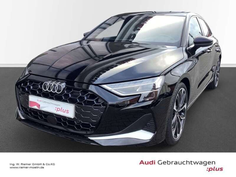 Schwarz Gebraucht 2024 Audi A3 Sportback Advanced Plus Limousine | 44.419 € (Teuer) - Bild 1/4
