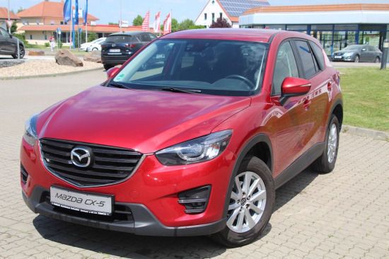 Rot metallic Gebraucht 2016 Mazda CX-5 SUV | 20.989 € - Bild 1/4