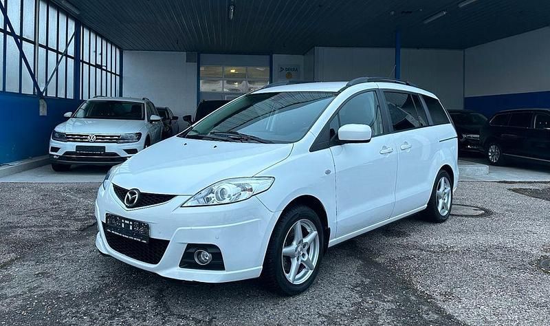 Weiß Gebraucht 2010 Mazda 5 Active Van / Kleinbus | 7.880 € (Teuer) - Bild 1/4