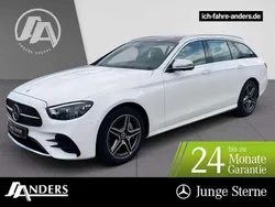 Polarweiss Gebraucht 2021 Mercedes E400 AMG Kombi | 57.264 €