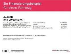 Daytonagrau perleffekt Gebraucht 2022 Audi Q8 Ambiente SUV | 61.980 € (Guter Preis)
