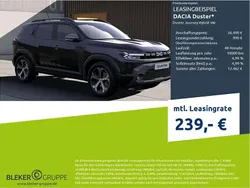 Perlmuttschwarz Neu 2025 Dacia Duster Journey SUV | 26.490 € (Guter Preis)
