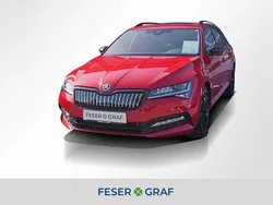 Rot Gebraucht 2021 Skoda Superb SportLine Kombi | 23.440 € (Superpreis)