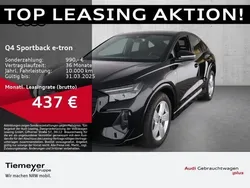 Schwarz Gebraucht 2024 Audi Q4 Sportback e-tron S-Line SUV | 50.790 €