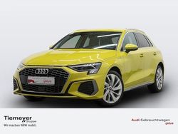 Pythongelb metallic Gebraucht 2024 Audi A3 Sportback e-tron S-Line Limousine | 35.280 € (Etwas zu teuer)