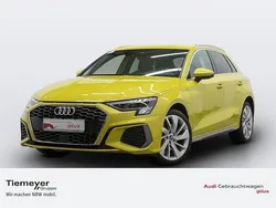 Pythongelb metallic Gebraucht 2024 Audi A3 Sportback e-tron S-Line Limousine | 34.910 € (Fairer Preis)
