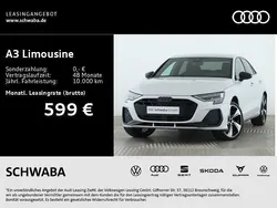 Weiß Neu 2025 Audi A3 S-Line Limousine | 45.990 € (Teuer)