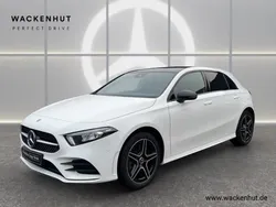 Weiss Gebraucht 2021 Mercedes A250 AMG Limousine | 28.790 € (Fairer Preis)