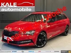 Rot metallic (velvetrot metallic) Gebraucht 2020 Skoda Superb SportLine Kombi | 26.890 € (Guter Preis)