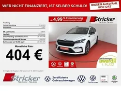 Moonweiß perleffekt Gebraucht 2023 Skoda Enyaq iV SportLine SUV | 33.985 € (Fairer Preis)