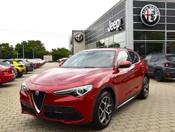 Rot Gebraucht 2021 Alfa Romeo Stelvio Lusso SUV | 29.490 € (Fairer Preis)