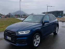 Blau Gebraucht 2019 Audi Q5 S-Line SUV | 34.000 € (Teuer)