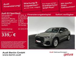 Chronosgrau metallic Gebraucht 2023 Audi Q3 Sportback S-Line SUV | 35.550 € (Guter Preis)