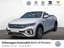 Pure white/schwarz Gebraucht 2024 VW T-Roc Cabriolet R-line Cabrio | 32.990 € (Guter Preis)