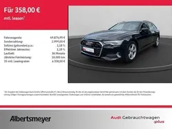 Mythosschwarz metallic Gebraucht 2024 Audi A6 Advanced Plus Kombi | 48.875 €