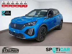 Vertigo blau metallic (metallic) Gebraucht 2024 Peugeot 2008 GT SUV | 22.480 € (Fairer Preis)