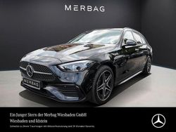 Obsidianschwarz Gebraucht 2024 Mercedes C300e AMG Line Premium Kombi | 48.880 € (Etwas zu teuer)