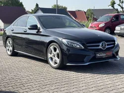 Obsidianschwarz metalliclack Gebraucht 2017 Mercedes C250 AMG line Limousine | 18.990 € (Superpreis)