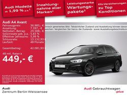 Mythosschwarz metallic Gebraucht 2024 Audi A4 S-Line Kombi | 36.985 € (Fairer Preis)