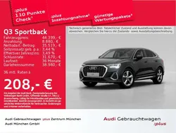 Mythosschwarz metallic Gebraucht 2024 Audi Q3 S-Line SUV | 44.399 € (Etwas zu teuer)