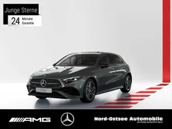 Metalliclack mountaingrau Gebraucht 2024 Mercedes A200 AMG Limousine | 32.990 € (Fairer Preis)